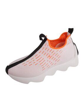 Hermes Sneakers Eclair Slip-on H Logo Shoes Knit White